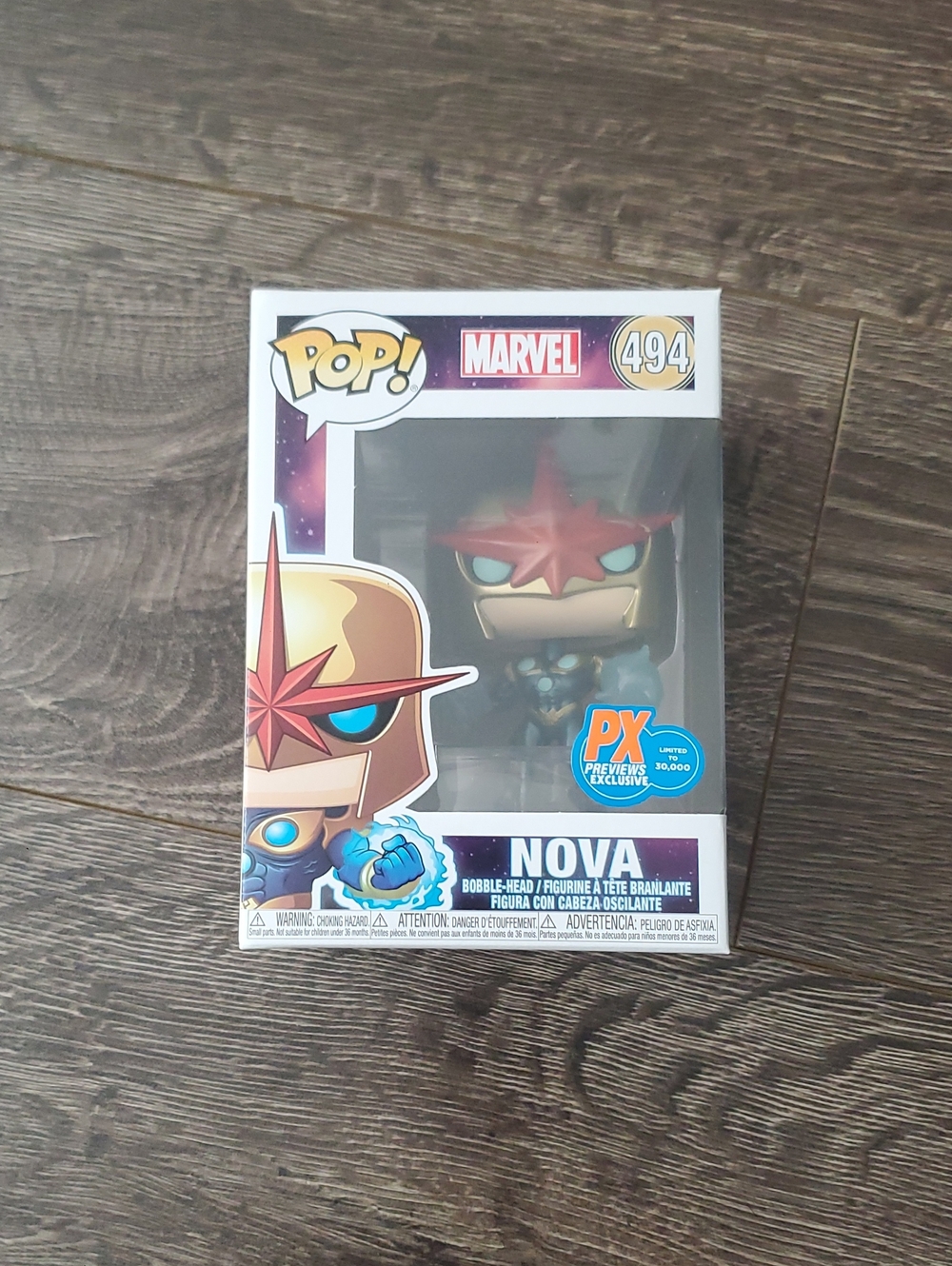 Funko Pop Marvel Nova #494 - Vinyl Figure (PX Exclusive)